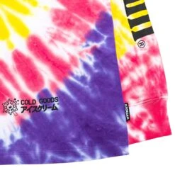 Ice Cream Men Cold Goods Long Sleeve Tee (multi / Tie Dye) -Our Apparel Shop ik4019305tie s 3