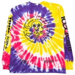 Ice Cream Men Cold Goods Long Sleeve Tee (multi / Tie Dye) -Our Apparel Shop ik4019305tie s 5