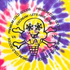 Ice Cream Men Cold Goods Long Sleeve Tee (multi / Tie Dye) -Our Apparel Shop ik4019305tie s 6