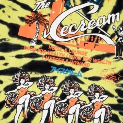 Ice Cream Men Wales Long Sleeve Knit Tee (black / Neon Yellow) -Our Apparel Shop ik4118301yel 4