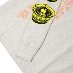 Ice Cream Men Cup Of Cone Long Sleeve Tee (white / Heather Gray) -Our Apparel Shop ik4118304hgry 4