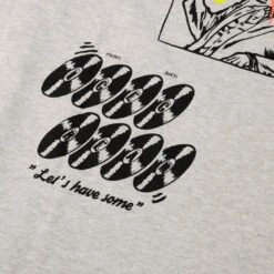 Ice Cream Men Cup Of Cone Long Sleeve Tee (white / Heather Gray) -Our Apparel Shop ik4118304hgry 7