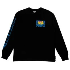 Ice Cream Men Cones N Bones Long Sleeve Knit Tee (black)