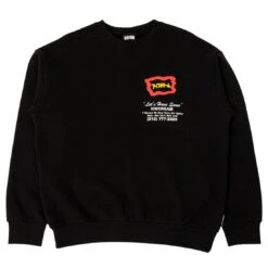 Ice Cream Men Storefront Crew Sweater (black)