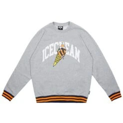 Ice Cream Men Snowbird Crew Sweater (gray)