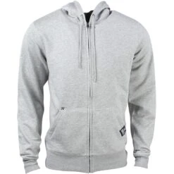New Balance Men Full Zip Fleece Hoodie (gray / Athletic Grey)