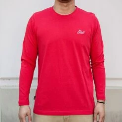 BAIT Men Core Long Sleeve Tee (red)