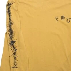 Lifted Anchors Men Flyer Long Sleeve Tee (yellow / Mustard) -Our Apparel Shop lflahl1841must 2