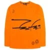 Futura Laboratories Men Siganture Long Sleeve Tee (orange) -Our Apparel Shop mdfl11005org 1