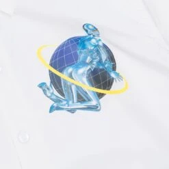 Medicom X SYNC X Hajime Sorayama Men Sexy Robot 01 Coach Jacket (white) -Our Apparel Shop mo19schsjk001wht 2