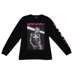 Medicom X SYNC X Hajime Sorayama Men Sexy Robot 01 Long Sleeve Tee (black)