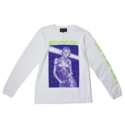 Medicom X SYNC X Hajime Sorayama Men Sexy Robot 01 Long Sleeve Tee (white)