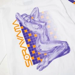 Medicom X SYNC X Hajime Sorayama Men Sexy Robot 02 Long Sleeve Tee (white / Blue) -Our Apparel Shop mo19schslt002wbl 5