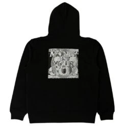 Medicom X SYNC Men Kosuke Kawamura Money Is Your God Pullover Hoodie (black) -Our Apparel Shop mo21sckksw02 2