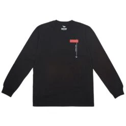 Paper Planes Men Home Long Sleeve Tee (black)