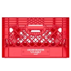 Super7 X Grandmaster Flash Men Crewneck Crate And Toy Kit (red / Multi / Black) -Our Apparel Shop sqgmfcrewbundle 3