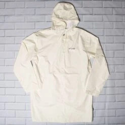 Stussy Men Summer Long Hooded Coaches Jacket (white)