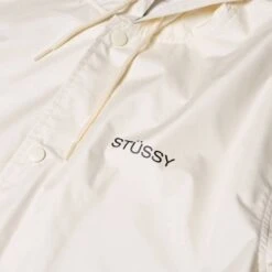 Stussy Men Summer Long Hooded Coaches Jacket (white) -Our Apparel Shop ss115339offw 2