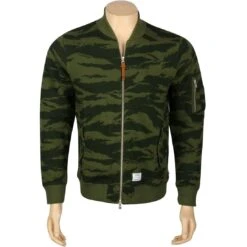 Undefeated Combat Terry MA1 Jacket (olive)