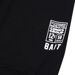 BAIT X Marvel Comics Men Black Panther Kick Hoody (black) -Our Apparel Shop v07a0302 edit 1