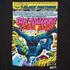 BAIT X Marvel Comics Men Black Panther Kick Hoody (black) -Our Apparel Shop v07a0303 edit 1