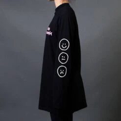 Lazy Oaf Women Whatever Long Sleeve Tee (black) 1S -Our Apparel Shop v07a1205 1