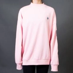 Lazy Oaf Women Moody Faces Sweater (pink) 1S