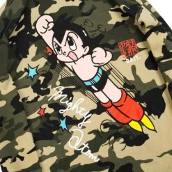 BAIT X Astro Boy Men Mighty Atom Hoody (camo / Army) -Our Apparel Shop v07a5293 edit