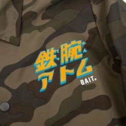 BAIT X Astro Boy Men Mighty Atom Coaches Jacket (camo) -Our Apparel Shop v07a5301 edit