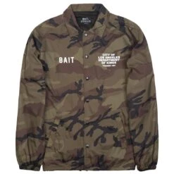 BAIT Men Department Coach Jacket (camo)