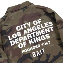 BAIT Men Department Coach Jacket (camo) -Our Apparel Shop v07a6003 edit