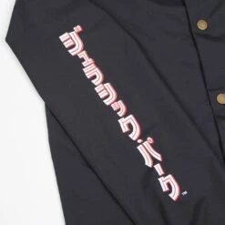 BAIT X Jurassic Park Men Damage Control Coaches Jacket (black) -Our Apparel Shop v07a6552 1