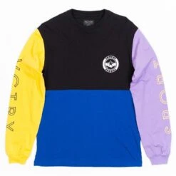 10 Deep Men Mid Mountain Long Sleeve Tee (purple / Black)