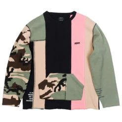 10 Deep Men Many Wars Crewneck Sweater (camo / Multi)