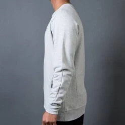 BAIT Men French Terry Crewneck Sweater - Made In LA (gray / Heather) -Our Apparel Shop v07a8575 2