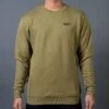 BAIT Men French Terry Crewneck Sweater - Made In LA (olive) -Our Apparel Shop v07a8577 2