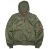Alpha Industries Men MA1 Natus Jacket (green / Sage / Rust) -Our Apparel Shop v07a8868 edit