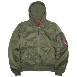 Alpha Industries Men MA1 Natus Jacket (green / Sage / Rust)