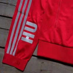 Adidas X Pharrell Williams Men Hu Race Track Jacket (red / Scarlet) -Our Apparel Shop v07a9067