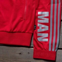 Adidas X Pharrell Williams Men Hu Race Track Jacket (red / Scarlet) -Our Apparel Shop v07a9068