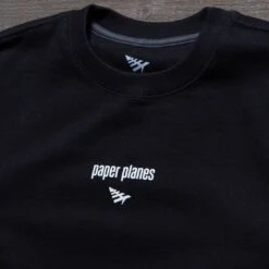 Paper Planes Men The Constitution Crewneck Sweater (black) -Our Apparel Shop v07a9454