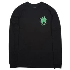 BAIT X Rick And Morty Men Tentacles Glow In The Dark Long Sleeve Tee (black)