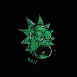BAIT X Rick And Morty Men Tentacles Glow In The Dark Long Sleeve Tee (black) -Our Apparel Shop v07a9654 editgid2