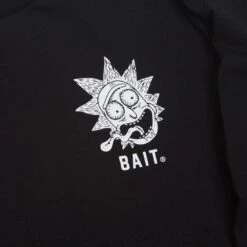 BAIT X Rick And Morty Men Skateboard Long Sleeve Tee (black) -Our Apparel Shop v07a9662 edit