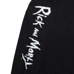 BAIT X Rick And Morty Men Skateboard Long Sleeve Tee (black) -Our Apparel Shop v07a9666 edit
